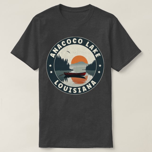 Anacoco Lake Louisiana Sunset TShirt (Design devant)