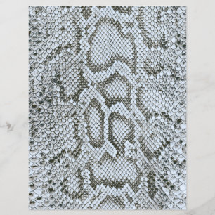Anaconda Snakeskin Texture 2 face papier à rebut