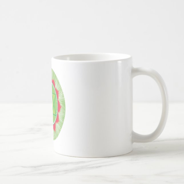 Anahata Coeur Blanc 325 ml Mug blanc classique (Droite)