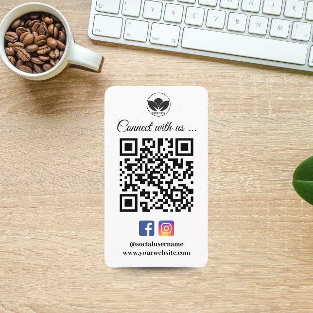 Analyser pour connecter le Carte de visite | Faceb (Scan to Connect Business Card | Instagram Facebook)