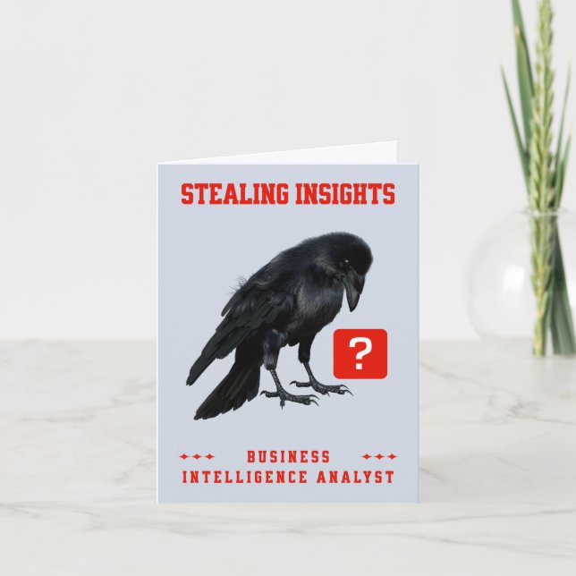 Analyste en intelligence d'affaires Crow (Devant)