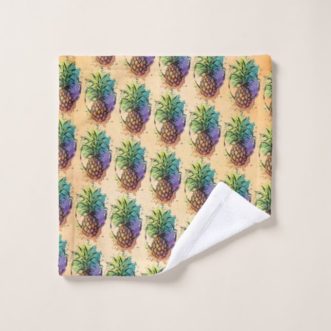 Ananas (Gant de toilette)