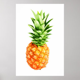 Ananas, affiche d'ananas, toile d'ananas,