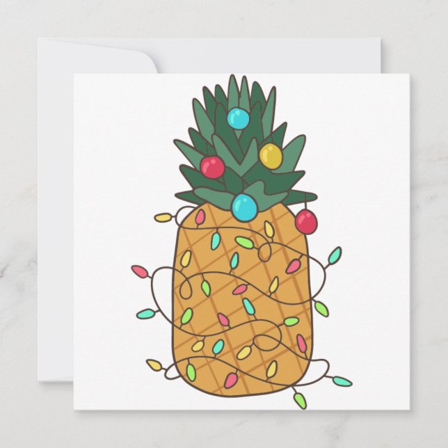 Ananas de Noël tropical (Devant)