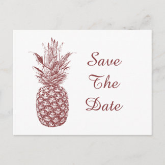 Ananas Enregistrer La Date Cartes Postales