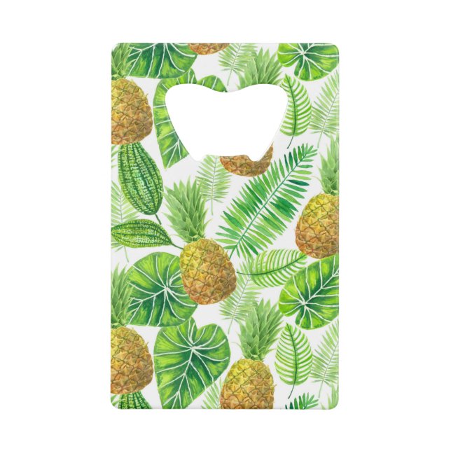 Ananas et feuilles tropicaux (Devant)