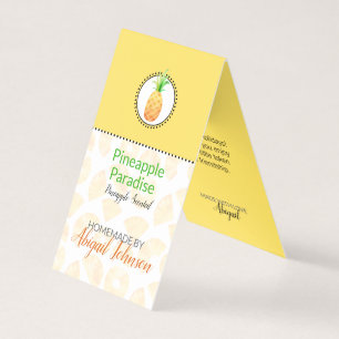 Ananas Étiquette de bain et de corps fait maison  