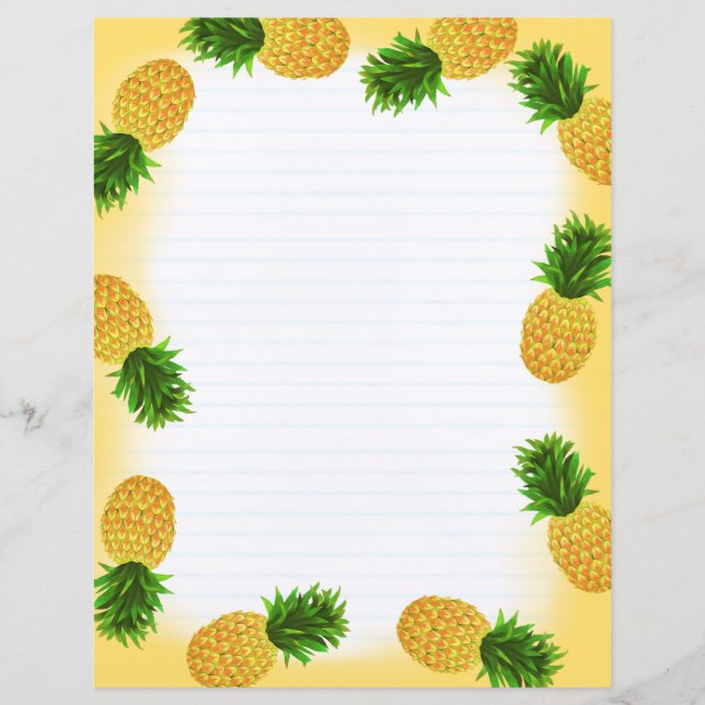 Ananas Lignes Jaunes (Devant)