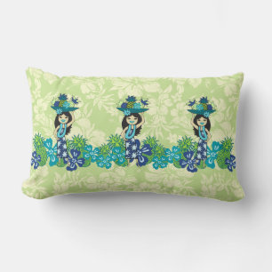 Ananas Luau Hawaiian Lumbar Coussins