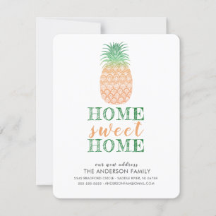 Ananas Nouvelle adresse Faire-part de déplacement