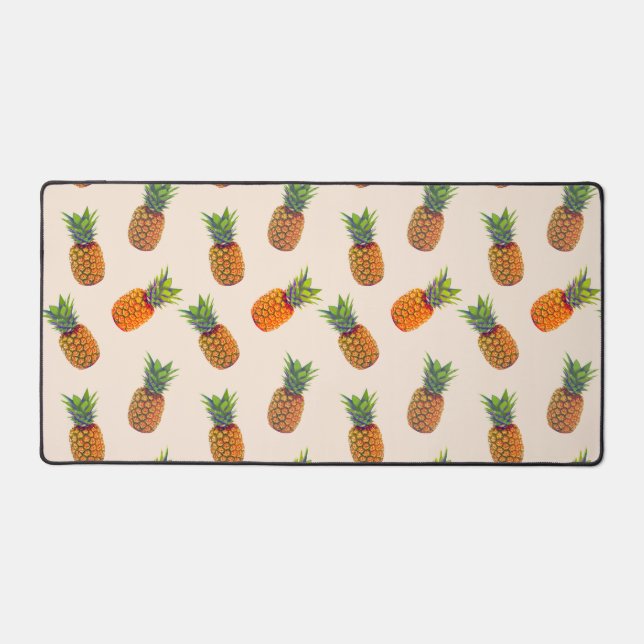 Ananas sur fond beige champagne clair (Recto)