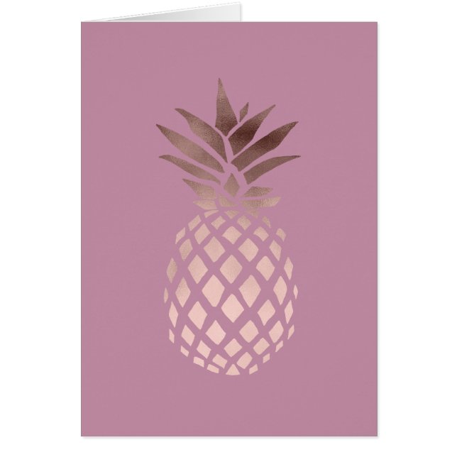 ananas tropical de poussin d'or rose élégant (Devant)