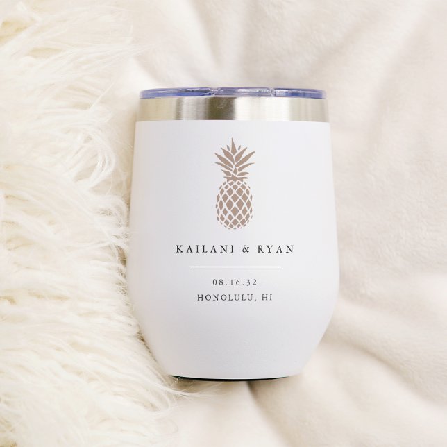 Ananas Tropical Destination Mariage Faveur (Créateur téléchargé)