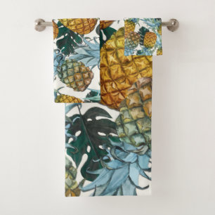 Ananas tropicaux et île exotique Feuille