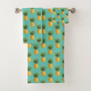 Ananas tropicaux sur Teal
