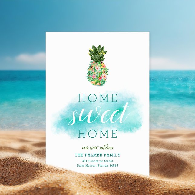 Ananas tropique Faire-part magnétique de déplaceme (Créateur téléchargé)