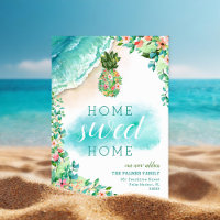 Ananas tropique Faire-part magnétique de déplaceme