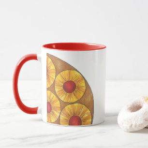 Ananas Upside Down Gâteau Cherry Foodie Mug
