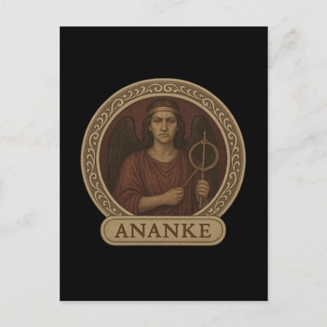 Ananke déesse de la nécessité Carte postale (Devant)