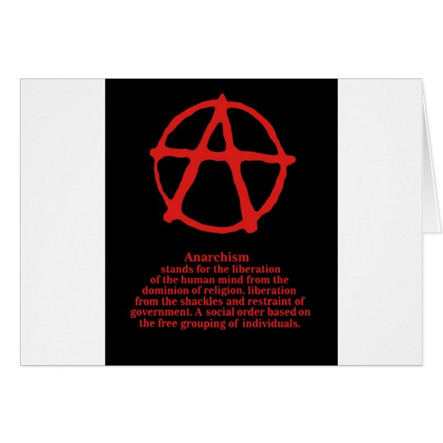 Anarchie (Devant horizontal)