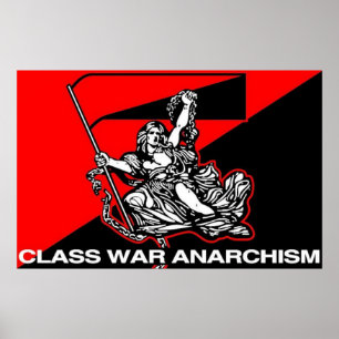 anarchisme de guerre de classe 1 affiche
