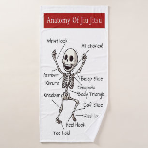 Anatomie De Jiu Jitsu BJJ Skeleton Soumissions Gym