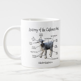 Anatomie de la chèvre cachemire - Mug Jumbo