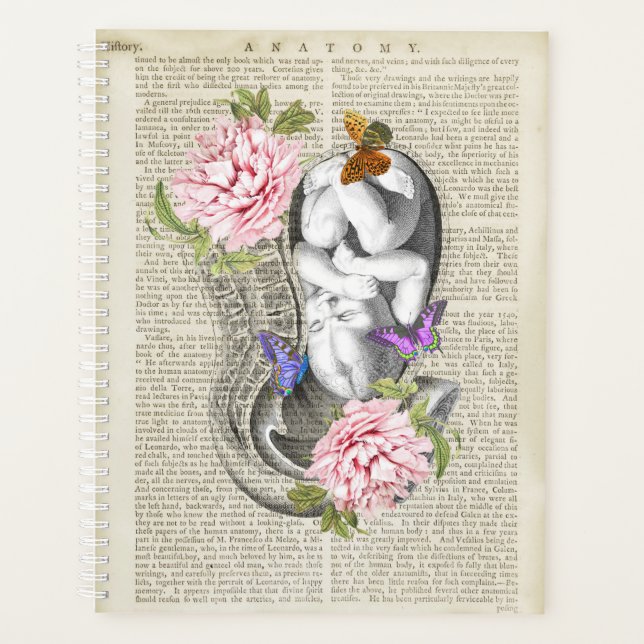 Anatomie de la grossesse Art floral (Devant)
