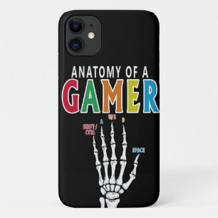 Anatomie D'Un Gamer Skeleton Main Funny Coque