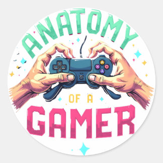 Anatomie d'un sticker Gamer - Retro Gamer Tee