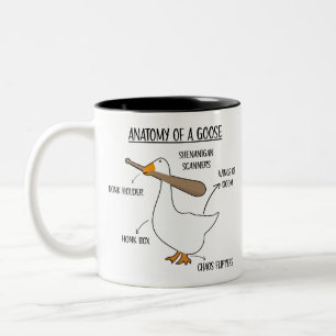 Anatomie d'une oie Drôle Goose baseball bat Mug
