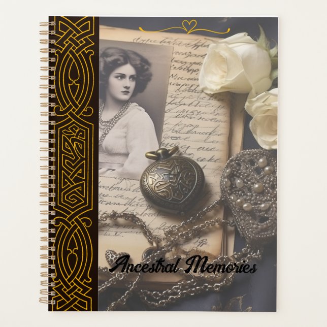 Ancestral Memories Vintage Planner (Devant)