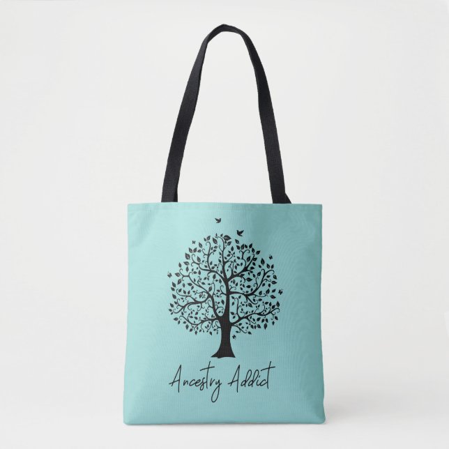 Ancestry Addict Family Tree Sac fourre-tout (Devant)
