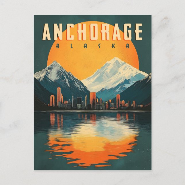 Anchorage, Alaska Carte postale - Vues époustoufla (Devant)