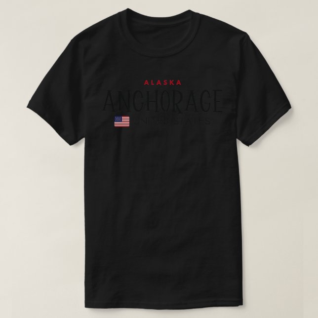 Anchorage Alaska États-Unis TShirt (Design devant)