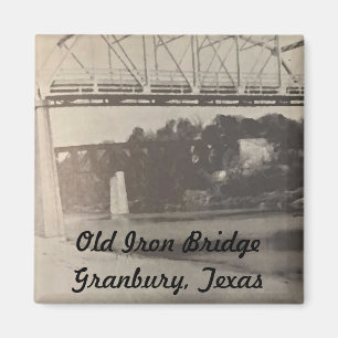 Ancien aimant du pont de fer, Granbury Texas