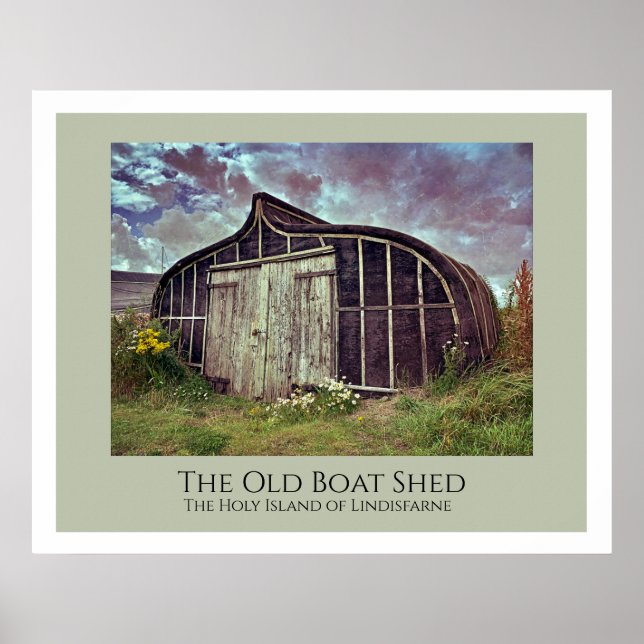 Ancien Bateau Shed, Poster Lindisfarne (Devant)