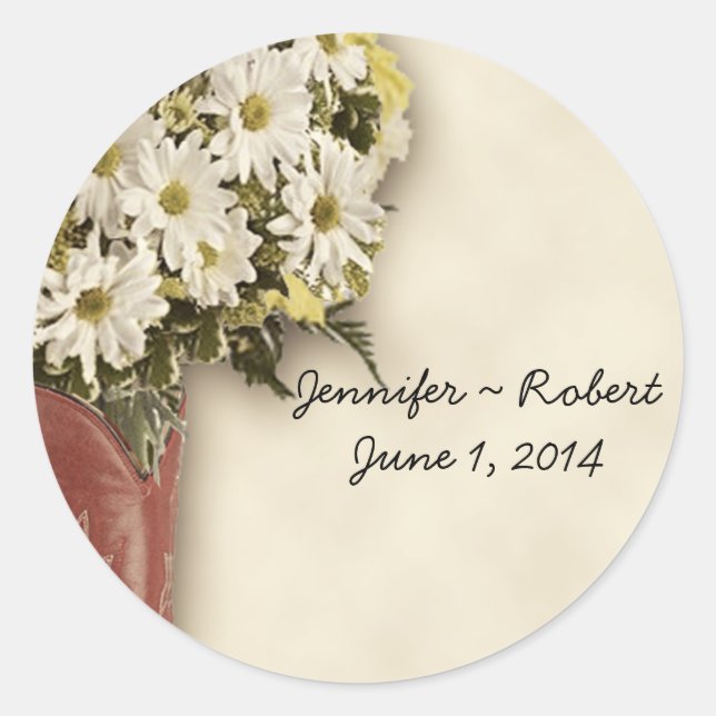 Ancien Bouquet d'amorçage West Sticker à enveloppe (Devant)