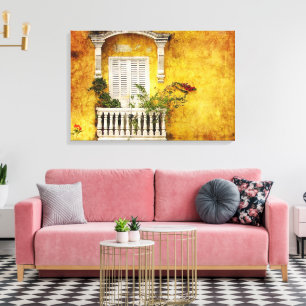 Ancien Cartagena toile étirée Impression