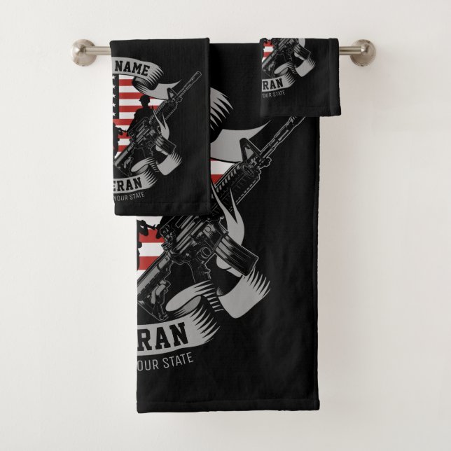 Ancien combattant américain personnalisé Fière Vet (En situation)