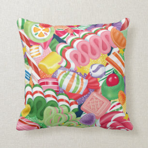 Ancien Coussin de bonbons de Noël