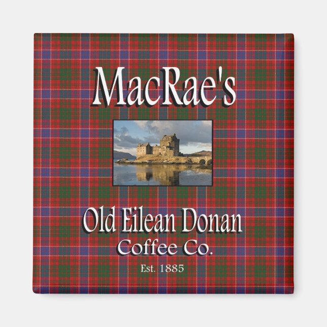 Ancien Eiléen de MacRae Donan Coffee Co. Magnet (Devant)
