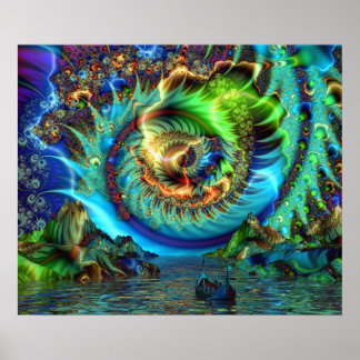 Ancien fleuve du destin - Poster