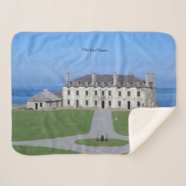 Ancien fort Niagara Casernes couverture sherpa (Devant (Horizontal))