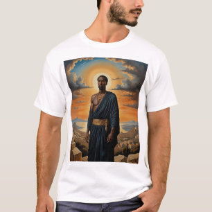 Ancien guerrier Sunlit T-shirt Mythique Héros Desi