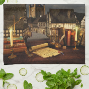 Ancien Horizons Serviette de cuisine