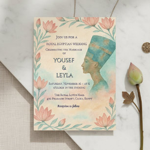 Ancien Invitation égyptien Majestic Nefertiti