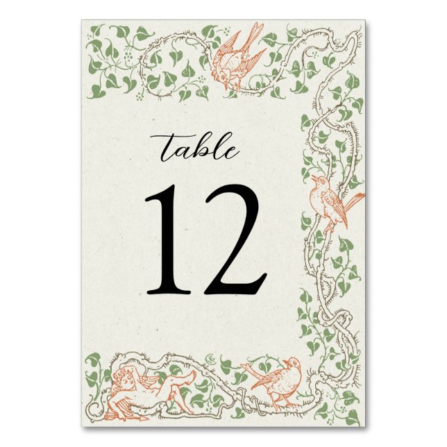 Ancien livre Cupid'après-midi Numéro de table (Par défaut)