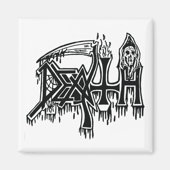 Ancien logo de l'école aimant blanc (Devant)