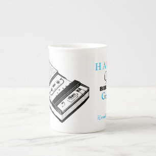 Ancien magnétophone 90e anniversaire Mug personnal